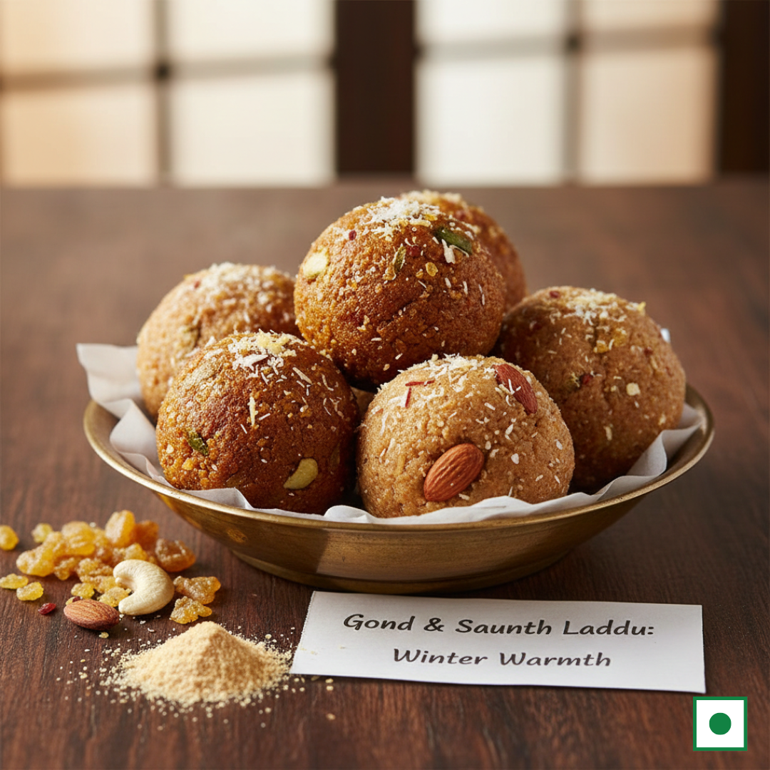Gud Gond Laddu (With Saunth)