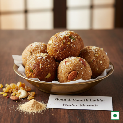Gud Gond Laddu (With Saunth)