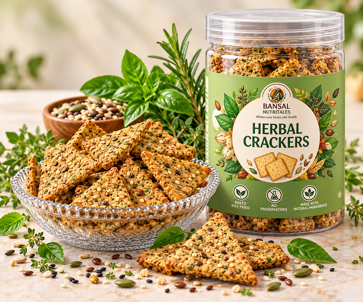 MILLET HERBED CRACKERS